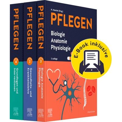 Urban & Fischer/Elsevier Pflegen Lernpaket 3.A. + E-Books: Grundlagen - Anatomie - Krankheitslehre Urban & Fischer/Elsevier Pflegen Lernpaket 3.A. + E-Books: Grundlagen - Anatomie - Krankheitslehre