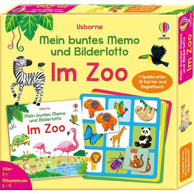 Usborne Verlag Mein Buntes Memo Und Bilderlotto: Im Zoo Usborne Verlag Mein Buntes Memo Und Bilderlotto: Im Zoo