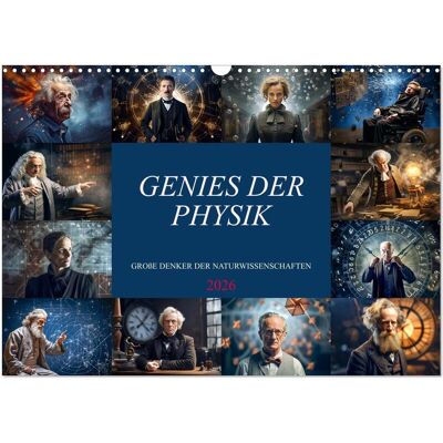 Genies Der Physik (Wandkalender 2026 Din A3 Quer) Calvendo Monatskalender Genies Der Physik (Wandkalender 2026 Din A3 Quer) Calvendo Monatskalender