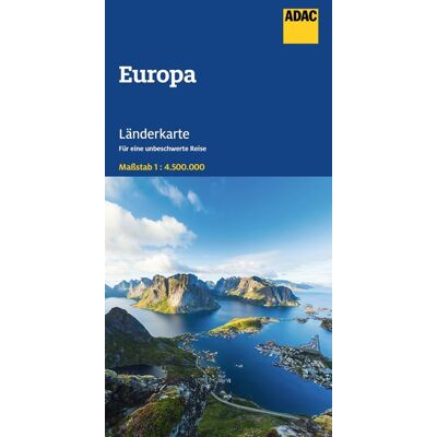 Adac Länderkarte Europa 1:45 Mio. Adac Länderkarte Europa 1:45 Mio.
