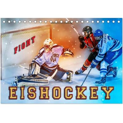 Eishockey - Fight (Tischkalender 2026 Din A5 Quer) Calvendo Monatskalender Eishockey - Fight (Tischkalender 2026 Din A5 Quer) Calvendo Monatskalender