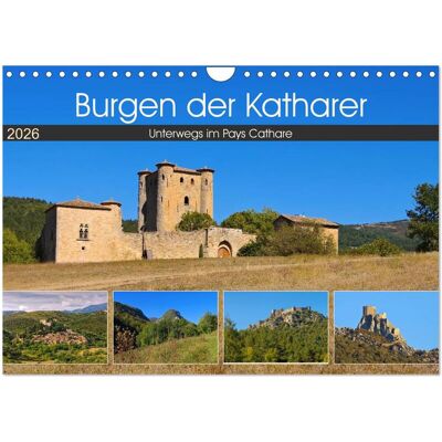 Burgen Der Katharer - Unterwegs Im Pays Cathare (Wandkalender 2026 Din A4 Quer) Calvendo Monatskalender Burgen Der Katharer - Unterwegs Im Pays Cathare (Wandkalender 2026 Din A4 Quer) Calvendo Monatskalender