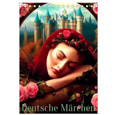 Deutsche Märchen (Tischkalender 2026 Din A5 Hoch) Calvendo Monatskalender Deutsche Märchen (Tischkalender 2026 Din A5 Hoch) Calvendo Monatskalender