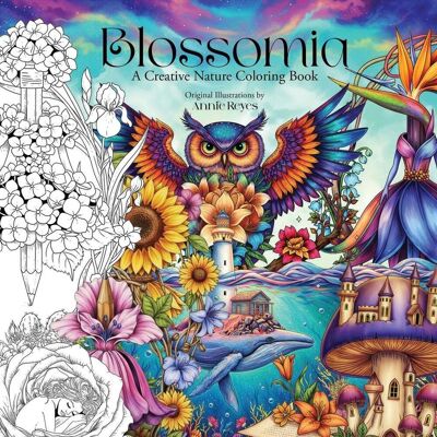 ART Blossomia. A Creative Nature Coloring ART Blossomia. A Creative Nature Coloring