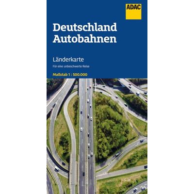Adac Länderkarte Deutschland Autobahnen 1:500.000 Adac Länderkarte Deutschland Autobahnen 1:500.000