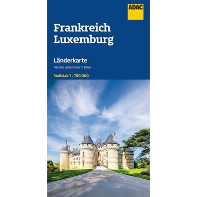 Adac Länderkarte Frankreich Luxemburg 1:700.000 Adac Länderkarte Frankreich Luxemburg 1:700.000
