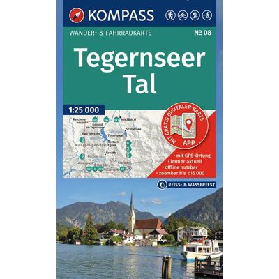 Kompass Karten GmbH Kompass Wanderkarte 08 Tegernseer Tal 1:25.000 Kompass Karten GmbH Kompass Wanderkarte 08 Tegernseer Tal 1:25.000