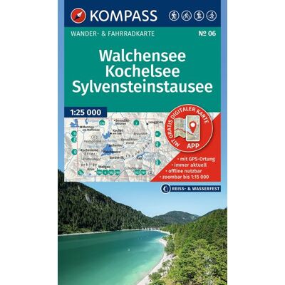 Kompass Karten GmbH Kompass Wanderkarte 06 Walchensee Kochelsee Sylvensteinstausee 1:25.000 Kompass Karten GmbH Kompass Wanderkarte 06 Walchensee Kochelsee Sylvensteinstausee 1:25.000