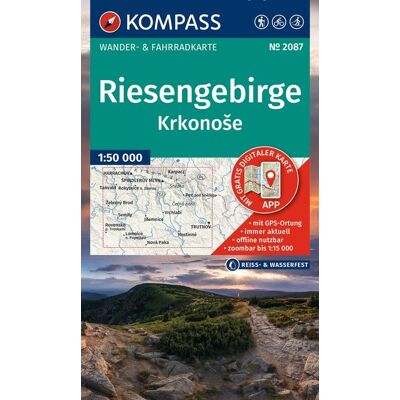 Kompass Karten GmbH Kompass Wanderkarte 2087 Riesengebirge Krkonose 1:50.000 Kompass Karten GmbH Kompass Wanderkarte 2087 Riesengebirge Krkonose 1:50.000