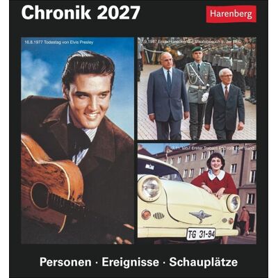 Harenberg Chronik Tagesabreißkalender 2027 - Kulturkalender - Personen Ereignisse Schauplätze Harenberg Chronik Tagesabreißkalender 2027 - Kulturkalender - Personen Ereignisse Schauplätze