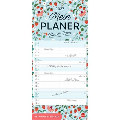 Heye Deko-Mein Planer Flower Time 2027 Heye Deko-Mein Planer Flower Time 2027