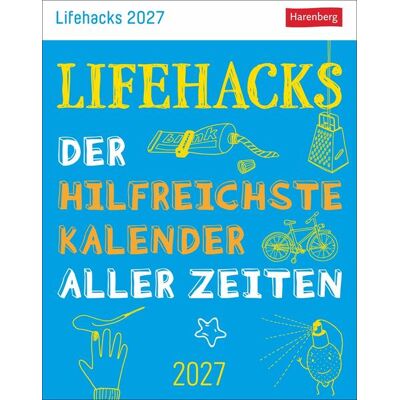 Harenberg Lifehacks Tagesabreißkalender 2027 - Der Hilfreichste Kalender Aller Zeiten Harenberg Lifehacks Tagesabreißkalender 2027 - Der Hilfreichste Kalender Aller Zeiten