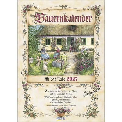 Korsch Verlag GmbH Bauernkalender 2027 Korsch Verlag GmbH Bauernkalender 2027