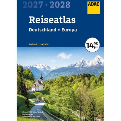 Adac Reiseatlas 2027/2028 Deutschland 1:200.000 Europa 1:45 Mio. Adac Reiseatlas 2027/2028 Deutschland 1:200.000 Europa 1:45 Mio.