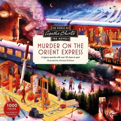 Laurence King The World Of Agatha Christie: Murder On The Orient Express: 1000-Piece Jigsaw Puzzle Laurence King The World Of Agatha Christie: Murder On The Orient Express: 1000-Piece Jigsaw Puzzle