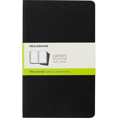 Moleskine Germany GmbH Moleskine Cahier L/a5 3er Set Blanko Kartoneinband Schwarz Moleskine Germany GmbH Moleskine Cahier L/a5 3er Set Blanko Kartoneinband Schwarz