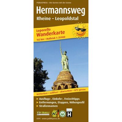 Publicpress Hermannsweg Rheine - Leopoldstal . 1:25 000 Publicpress Hermannsweg Rheine - Leopoldstal . 1:25 000