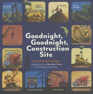 Chronicle Books Goodnight Goodnight Construction Site Matching Game