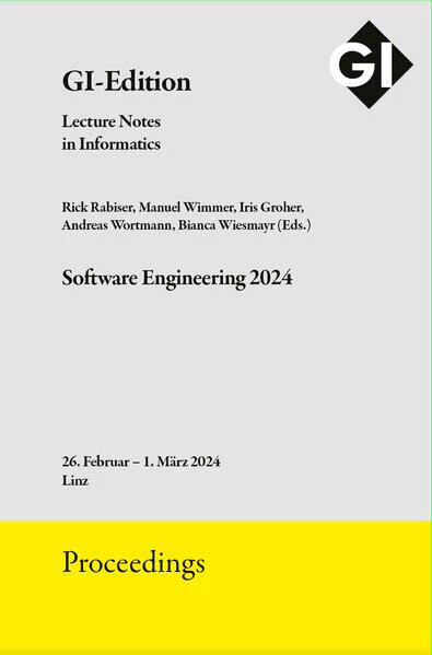 Köllen Druck Gi Edition Proceedings Band 343 Software Engineering 2024