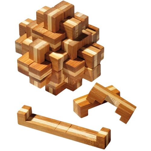 Philos 6053 - Verflixter Knoten Bambus 24 Puzzle Teile