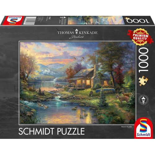 Schmidt Spiele GmbH Thomas Kinkade Im Naturparadies. Puzzle 1000 Teile