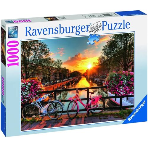 Ravensburger Spieleverlag Fahrräder In Amsterdam. Puzzle 1000 Teile