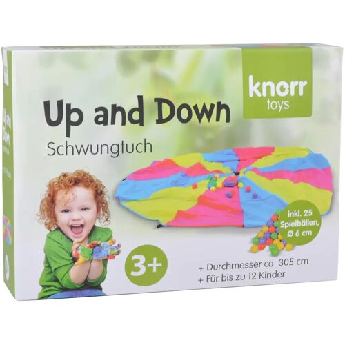 KNORRTOYS.COM Knorr Toys - Up And Down - Schwungtuch Inkl. 25 Bälle
