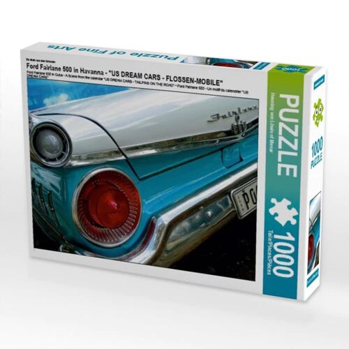 Calvendo Puzzle Ford Fairlane 500 In Havanna - Ein Motiv Aus Dem Kalender Us Dream Cars - Flossen-Mobile (Puzzle)