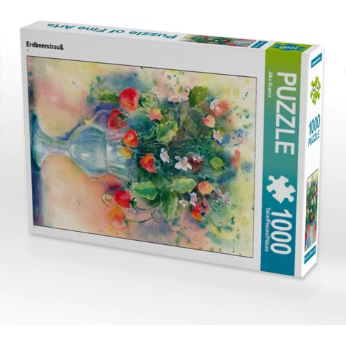 Calvendo Puzzle Erdbeerstrauß 1000 Teile Lege-Größe 48 X 64 Cm Foto-Puzzle Bild Von Jitka Krause