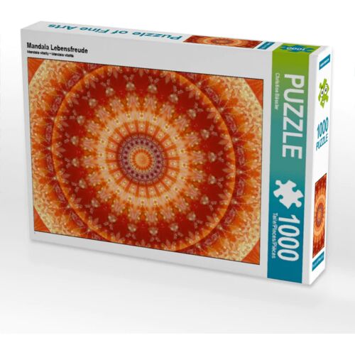 Calvendo Puzzle Mandala Lebensfreude (Puzzle)