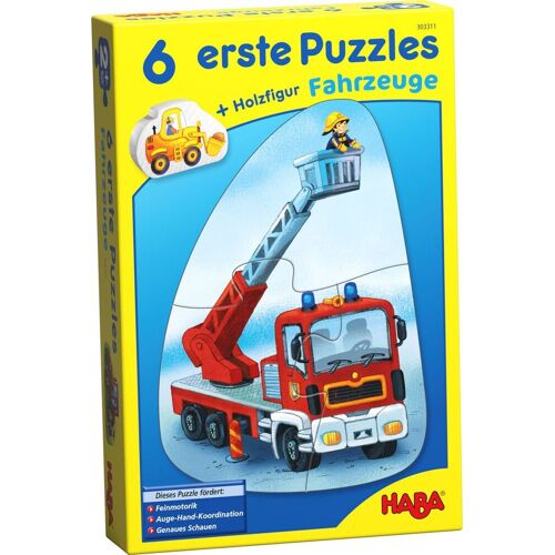 HABA Sales GmbH & Co.KG 6 Erste Puzzles - Fahrzeuge