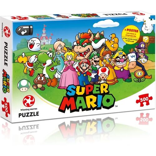 Winning Moves - Puzzle - Super Mario - Mario And Friends  500 Teile