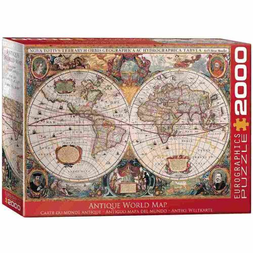 Eurographics 8220-1997 - Antike Weltkarte Puzzle 2.000 Teile