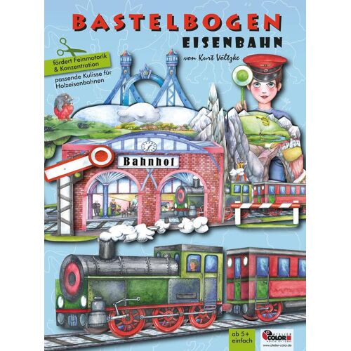 Atelier Color Eisenbahn Bastelbogen