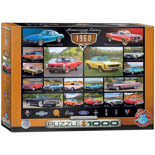 Eurographics 6000-0677 - American Cars Of The 1960s  Puzzle 1.000 Teile