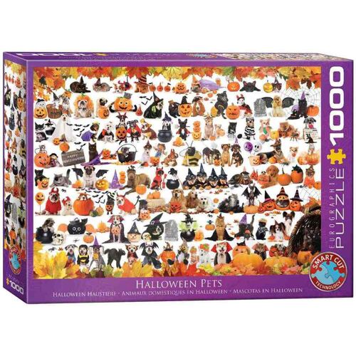 Eurographics 6000-5416 - Halloween Welpen Und Kätzchen  Puzzle 1.000 Teile