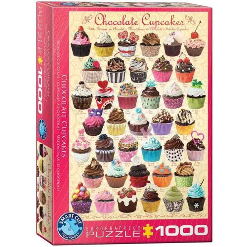 Eurographics 6000-0587 - Schokoladen Cupcakes  Puzzle 1.000 Teile