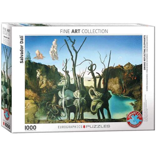 Eurographics 6000-0846 - Schwäne Spiegeln Elefanten Von Salvador Dalí  Puzzle 1.000 Teile