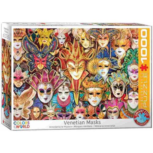 Eurographics 6000-5534 - Venezische Masken Puzzle 1.000 Teile