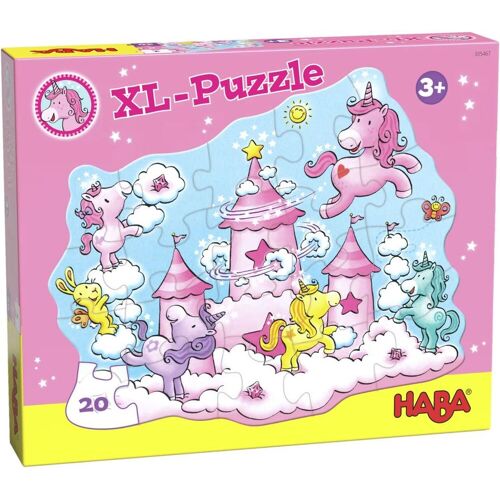 Haba - Puzzle Einhorn Glitzerglück - Wolkenpuzzelei 20 Teile