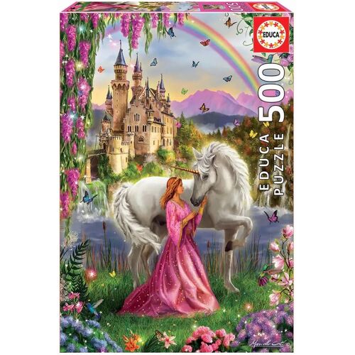 Educa - Fee Und Einhorn 500 Teile Puzzle