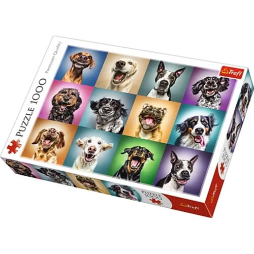 Trefl - Puzzle - Lustige Hunde Porträts 1000 Teile