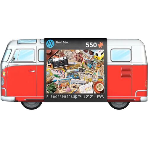 Eurographics 8551-5576 - Vw Bus Road Trips - Puzzle Dose 550 Blech Puzzle