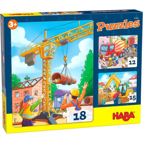 HABA Sales GmbH & Co.KG Puzzles Baustellenfahrzeuge