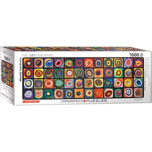 Eurographics 6010-5443 - Farbquadrat-Collage Kandinsky Panorama Puzzle - 1000 Teile