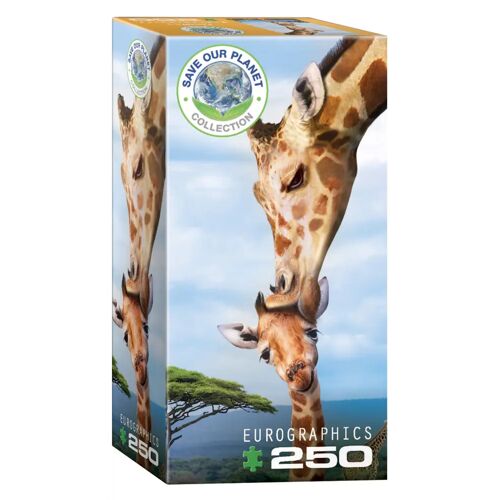 Eurographics 8251-0294 - Giraffenmutterkuss  Puzzle 250 Teile