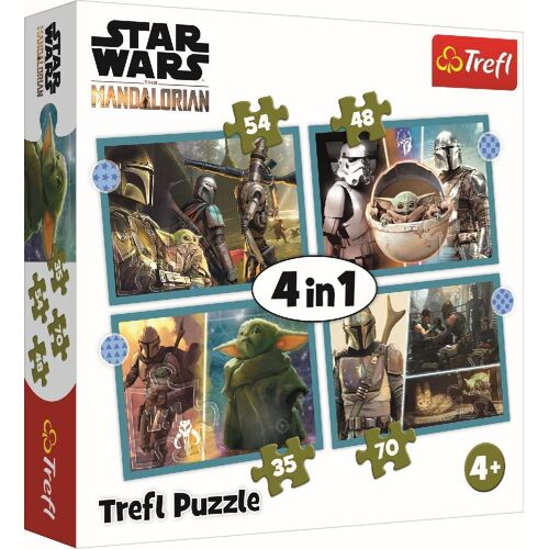 Trefl 4 In 1 Puzzle - Star Wars (Kinderpuzzle)