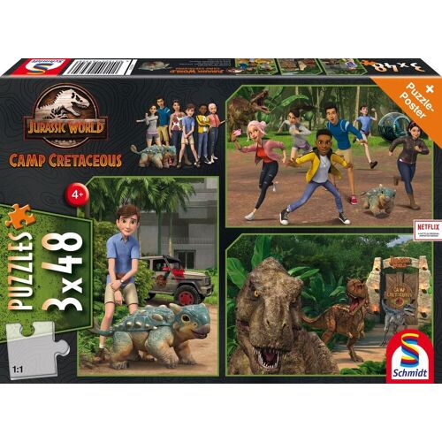 Schmidt Spiele - Neue Abenteuer Abenteuer Auf Isla Nublar 3x48 Teile