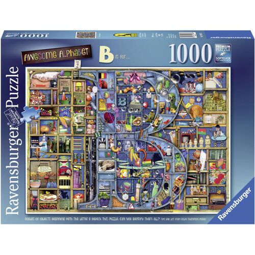 Ravensburger Spieleverlag Ravensburger Puzzle 19828 Awesome Alphabet B 1000 Teile Puzzle