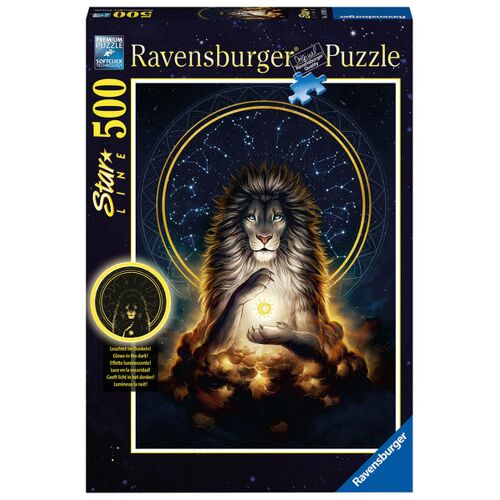 Ravensburger Spieleverlag Ravensburger Puzzle Starline 16992 Leuchtender Löwe 500 Teile Puzzle
